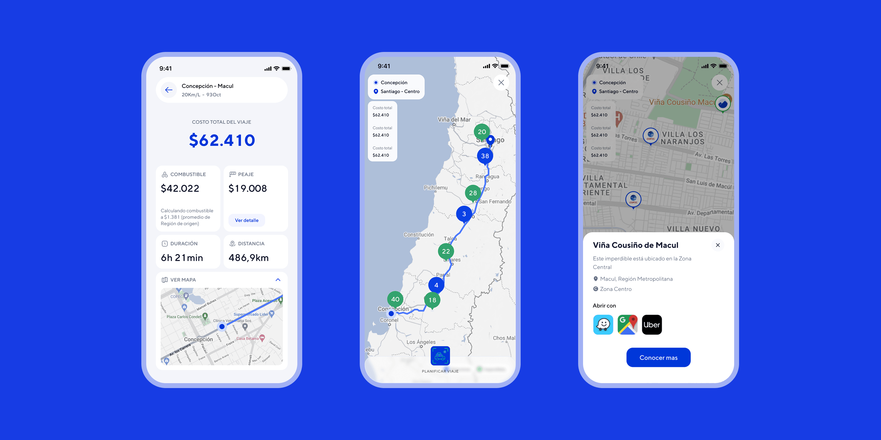 Chiletur — trip cost, route map, and must-see detail